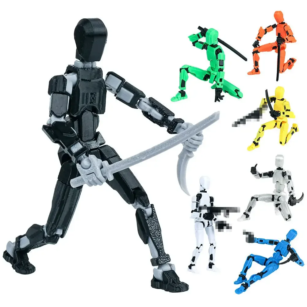 3d Gedrukt Multi-Joint Beweegbare Robot Diy Mannequin Dummy Figuren Speelgoed Kinderen Volwassenen Montage Speelgoed Geschenken Decoratie Figuren Ornament