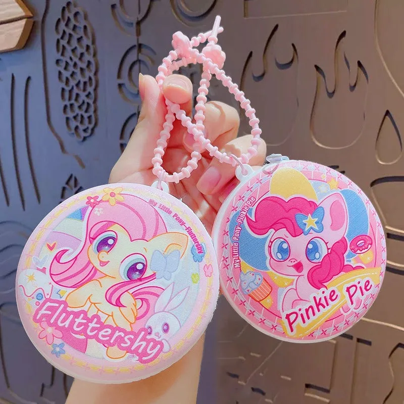 My Little Ponys Cute Coin Purse Keychain Backpack Charm Wallet Card Holder Anime Merchandise