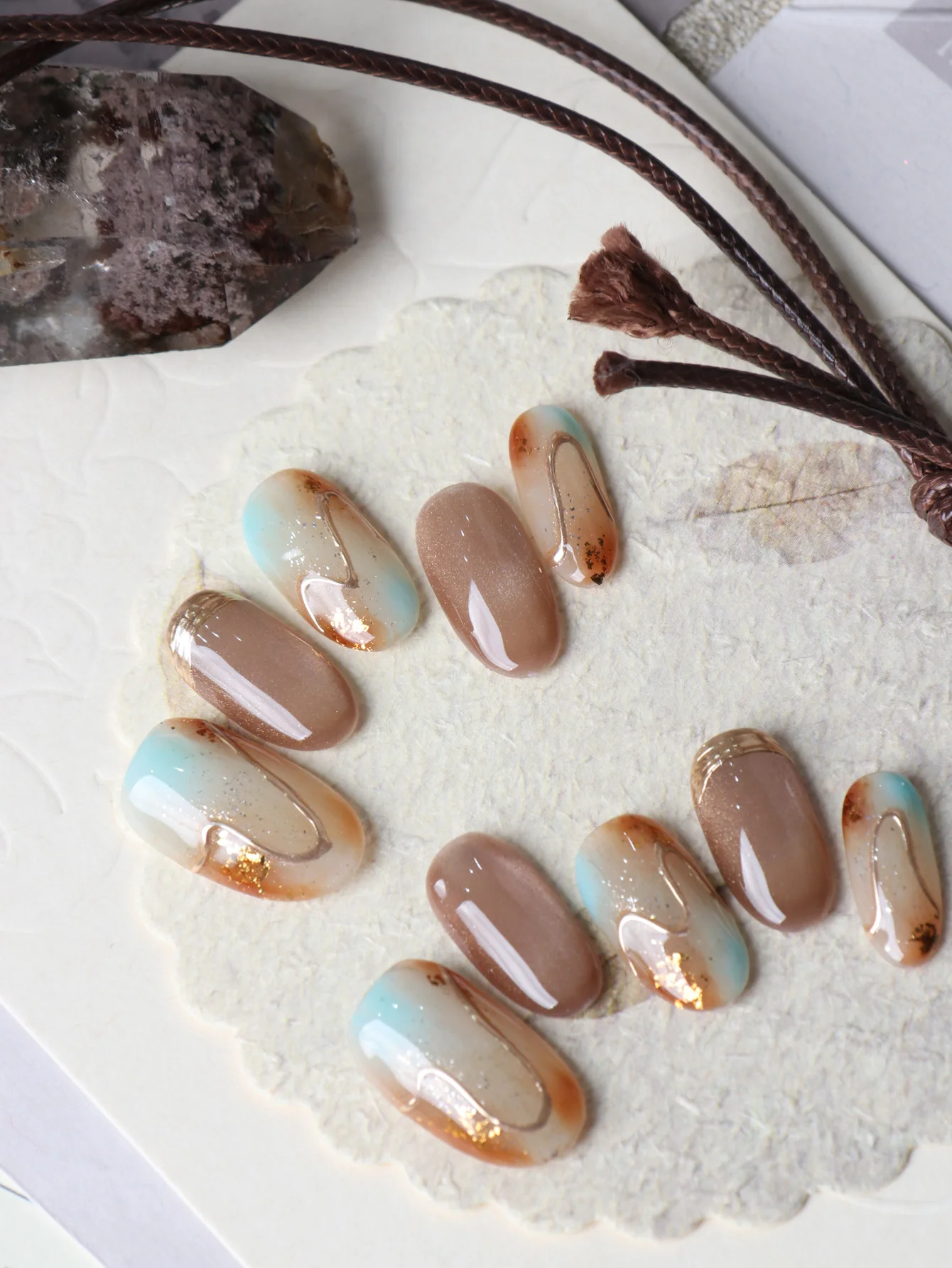10 Stück Aufklebenägel Kurz Br – Nail Adhesive Tab Bewertung und Preis