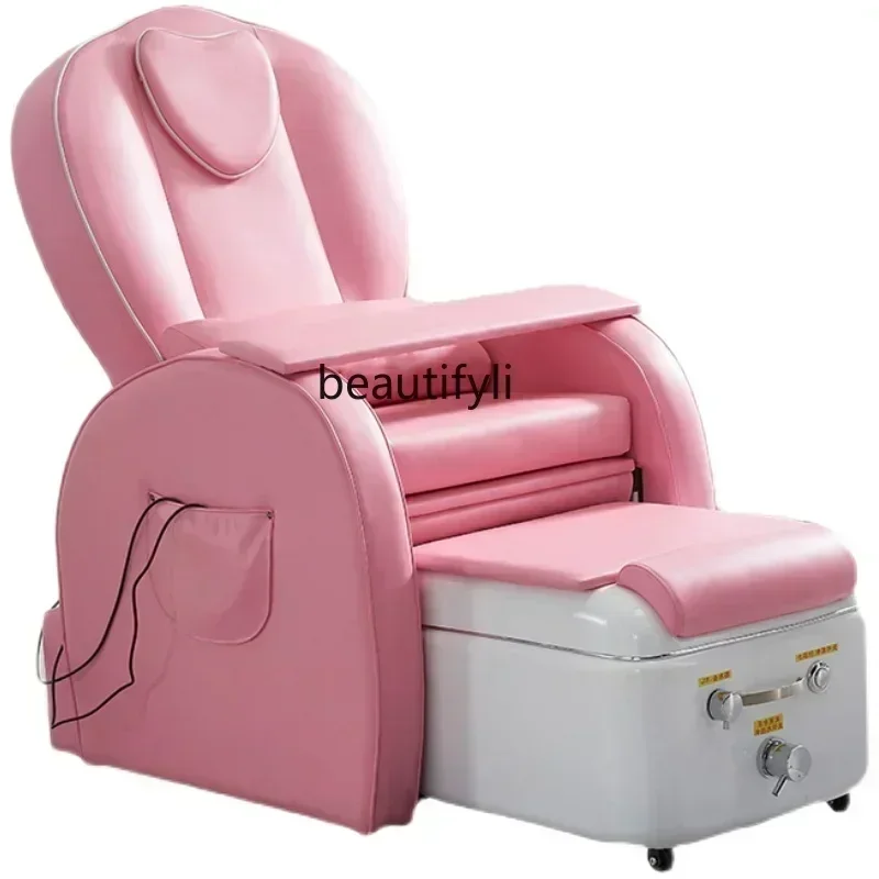 02Nail Couch Foot Bath Sofa Electric Massage Sofa Bed Eyelash Beauty Foot Sofa