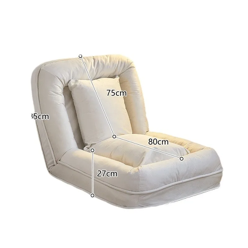 Lazy sofa reclining sleeping bedroom recliner caterpillar small sofa human kennel huge tatami single chair
