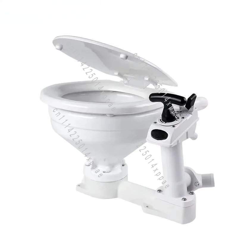 Grid Bathroom Fixture Water Saving Compact Flush System For Marine Self Priming Manual Toilet Portable Boat Camping Off