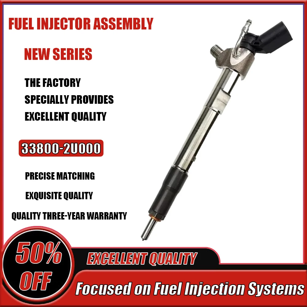 

New Diesel Fuel Injector 33800-2U000 for Hyundai Tucson Kona Kia Sportage MK4 2017-2021 1.6L CRDI 33800 2U000
