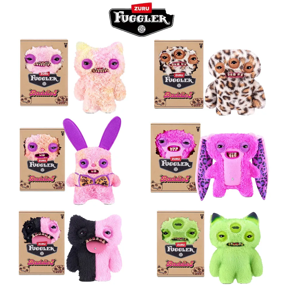 

Fuggler Baddies Series Doll Plush Stuffed Fugglers Ugly Teeth Monster Tooth Accessories Funny Trend Children Birthday Gift Toys