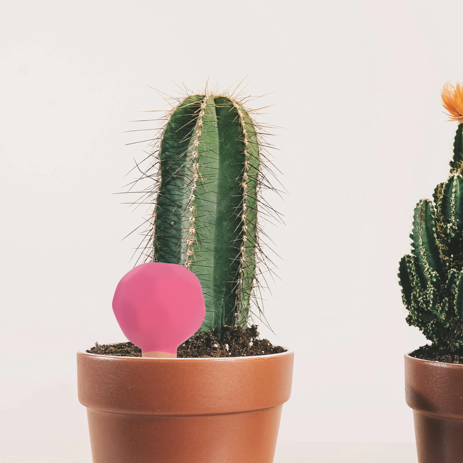 

4Pcs Self Watering Spikes Ceramic Polygonal Terracotta Stakes Indoor Outdoor Plant Irrigation Device Slow Release Automatic