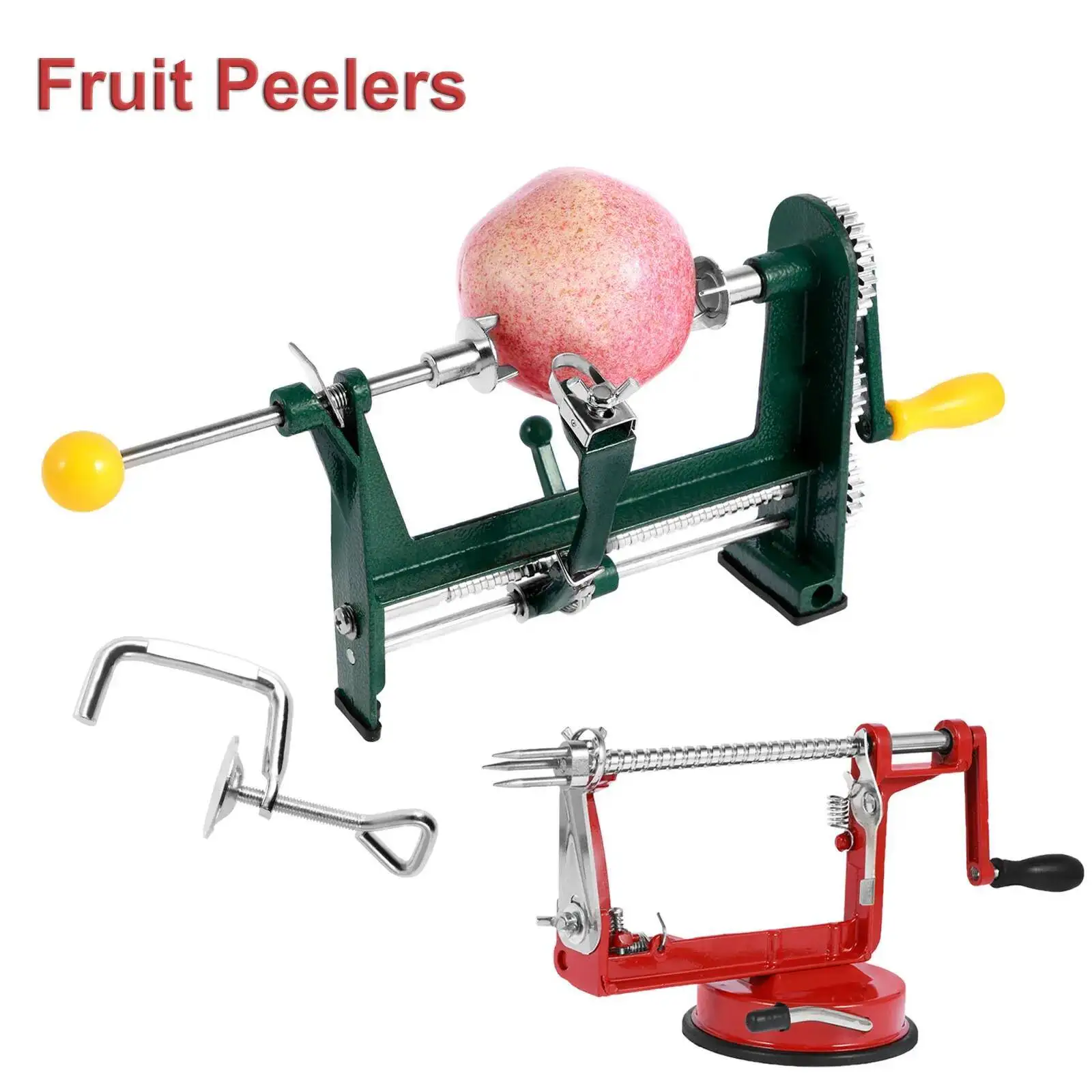 

Stainless Steel Vegatable 3In1 Slicer Corer Manual Labor-Saving Fruit Peeler With Hand Crank Handle Kitchen Gadgets