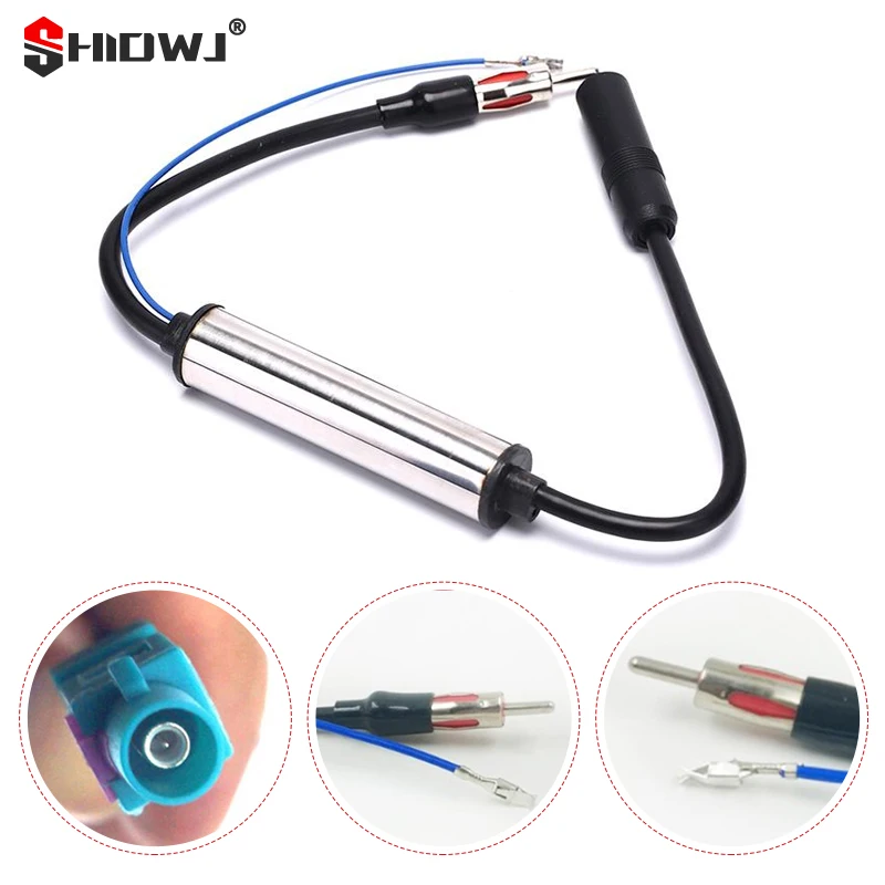 Car Radio Antenna Wiring Fakra Male Adapter Transfer Cable for VS BMW Citroen Ford Mercedes Peugeot Seat Skoda Vauxhall