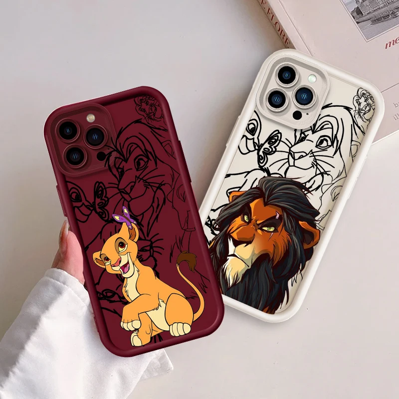 Art The Lion King Disney Eye Ladder For Apple iPhone 15 14 13 12 11 XS XR X Pro Max Plus TPU Phone Case