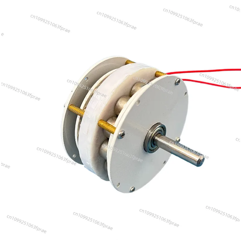 Mini mini disc coreless generator, low speed, high efficiency, unobstructed, compact, wind, hydraulic, hand crank