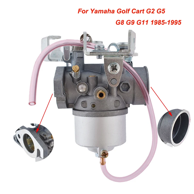 J38-14101-02 J38-14101-01 Carburetor For Yamaha Golf Cart G2 G5 G8 G9 G11 4-Cycle 1985-1995 Carb Replaces Part # J38-14101-00