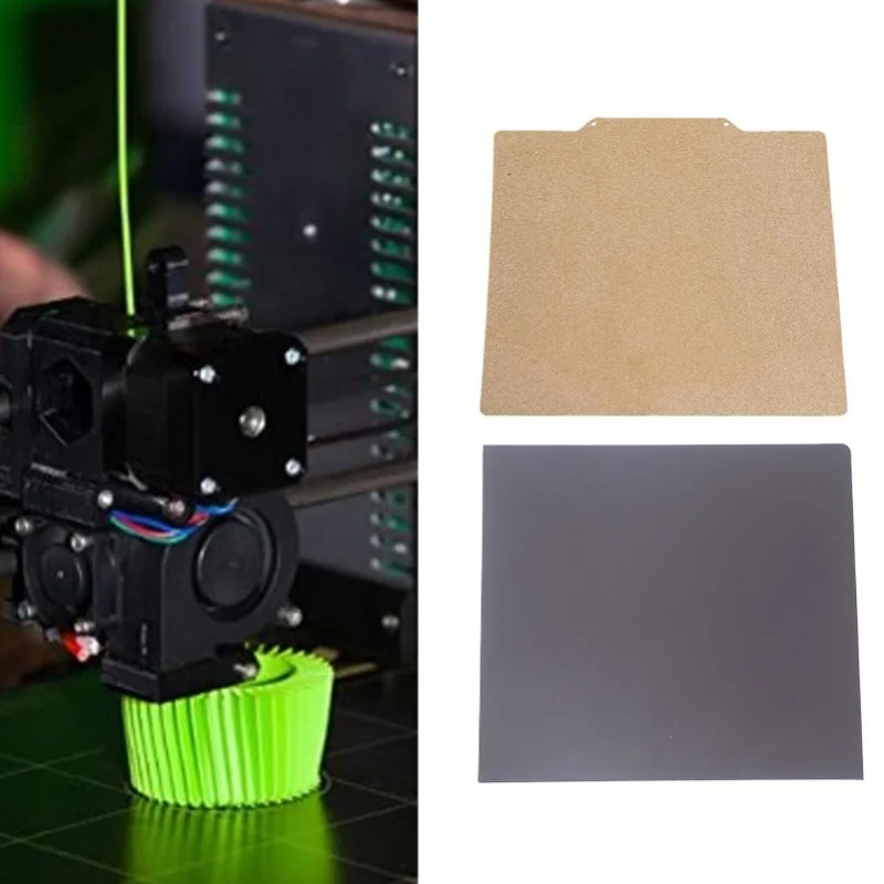 3D Printer Build Plate 330x330mm Double Sided Flexible PEI Spring Steel Sheet With Magnetic Base For Neptune 3 Plus