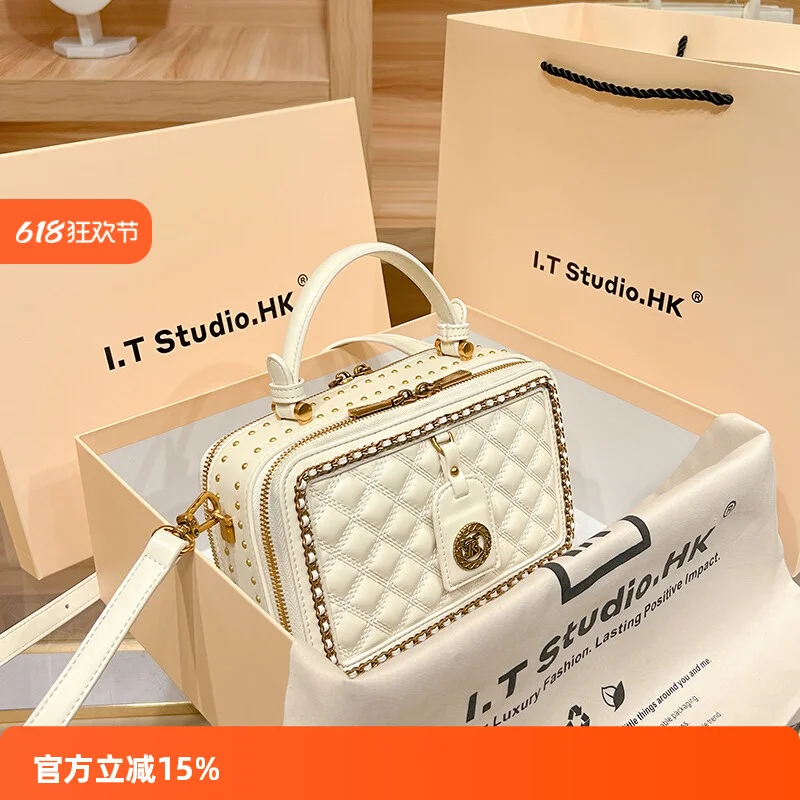 

Роскошная и элегантная квадратная сумка с нежным металлическим декором, новинка 2023 года, модные и популярные сумки через плечо для вечеринки