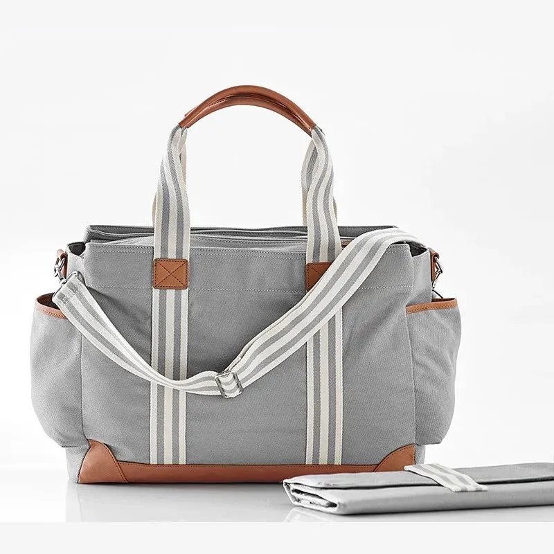 Lightweight Travel Baby Mother Bag Large Capacity Hand Luggage Storage Foldable Dry Wet Separation Handbag Maternity Diaper Big