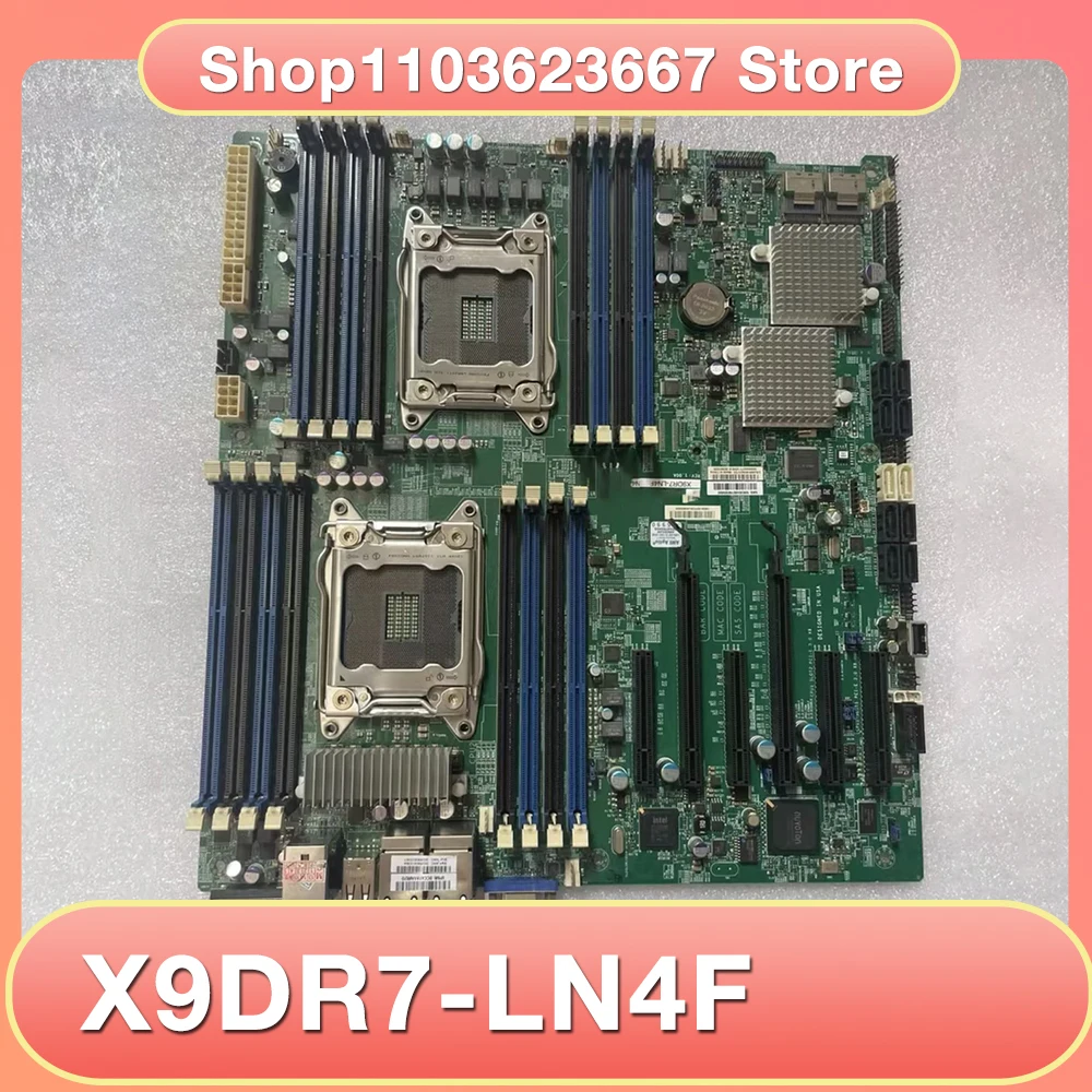 

Для Ultra-Micro Server 2011-контактная двойная материнская плата X79, 6 видеокарт, графический процессор, полная скорость X9DR7-LN4F
