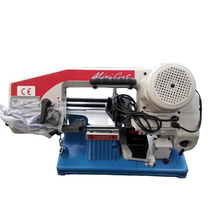 KK-100 mini band saw metal bandsaw 100mm steel saw cutting machine 3.3'' portable metal bandsaw