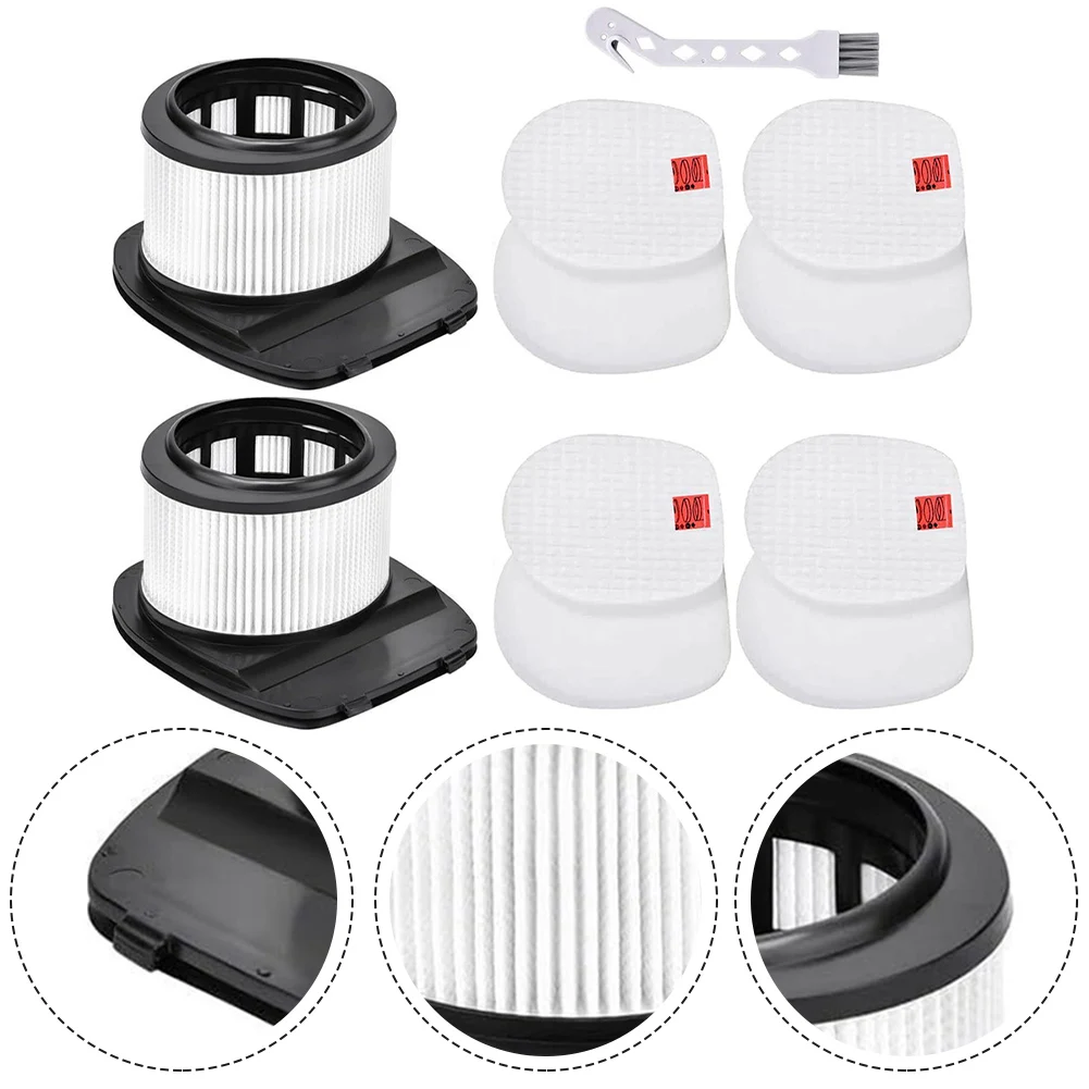 Replacement Filters For Shark IZ201 IZ251 IZ202 IZ252 IZ103UKGB Vacuum Cleaner Sponge Filter Felt Filter Cleaning Brush Set