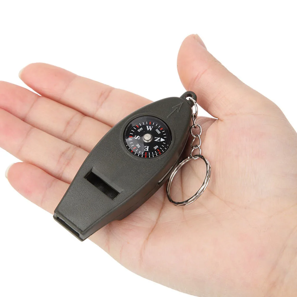 

2Pcs Lightweight Whistle With Multifunctional Compass Thermometer Magnifying Glass