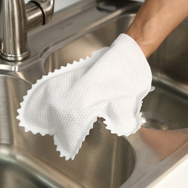 

20PCS Rags Gloves Housework Kitchen Cleaning Dust Removal Washing Bowls Water Absorption Non-woven Fabrics Household Cleaner