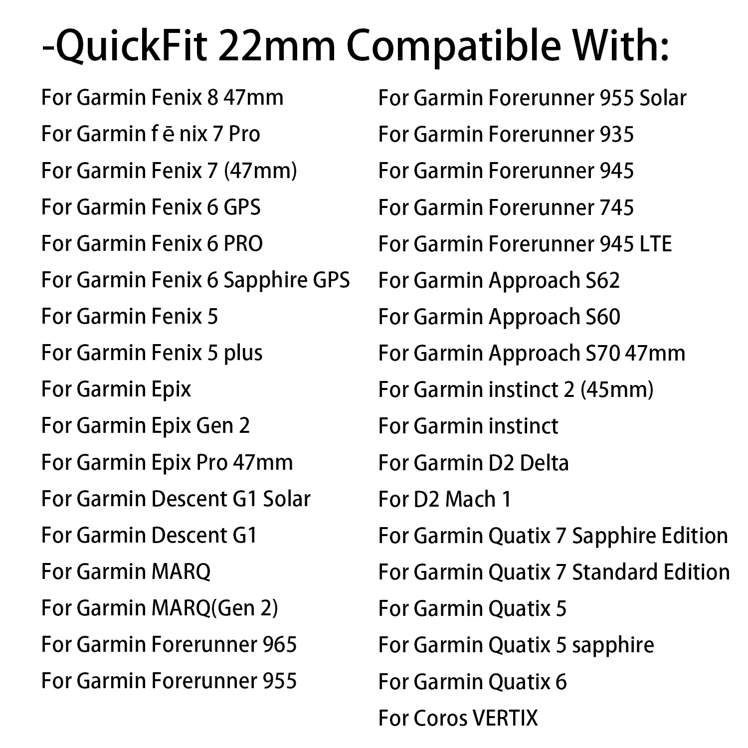 1:1 Fenix8 Uhrenarmband für Garmin Fenix 8 47 mm 51 mm E 7 7X 6 6X 5 5X/Epix Pro/Enduro 3 QuickFit 22 mm 26 mm Silikonarmband – Detail 2