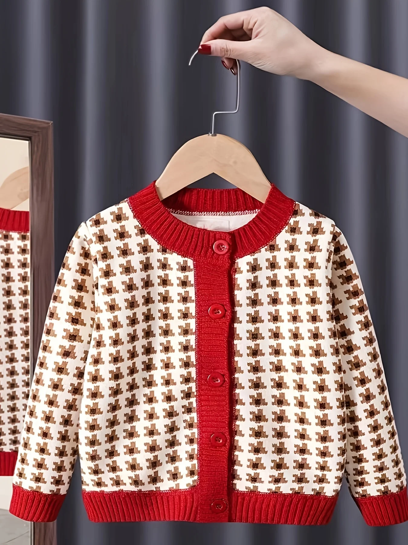 Mädchen Herbst Kleidung Neue Stil Kinder Stilvolle Strickwaren Baby Pullover Langarm Strickjacke Kleine Jacke Trendige Kinder Kleidung