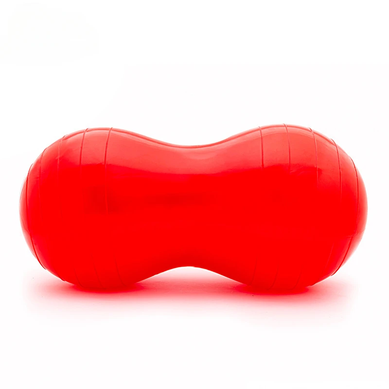 Pillar shaped massage yoga ball home massage rehabilitation training equipment fitness ball thickened smooth peanut ball