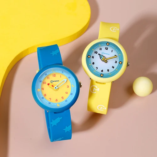 Imagen 2 del producto UTHAI CA04 Reloj impermeable para niños pequeños, relojes de marea digitales de silicona electrónicos de cuarzo para niñas y niños