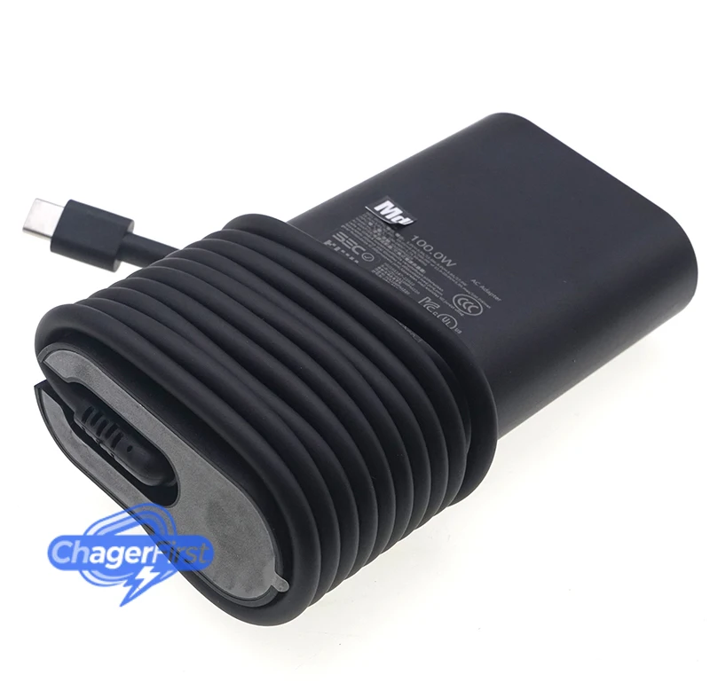 Genuine LA100PM220 HA100PM220 20V 5A 100W Type C USB-C Laptop Adapter Charger for Dell Precision 3580 3581 5480 3480 DA100PM220