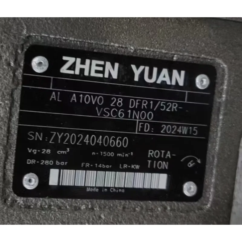 A10 A10VO A10VO28 A1VO سلسلة مضخة المكبس الهيدروليكي المحوري AL-A10V-O-28-DFR1/31L-PSC12 مضخة المكبس ذات الضغط العالي