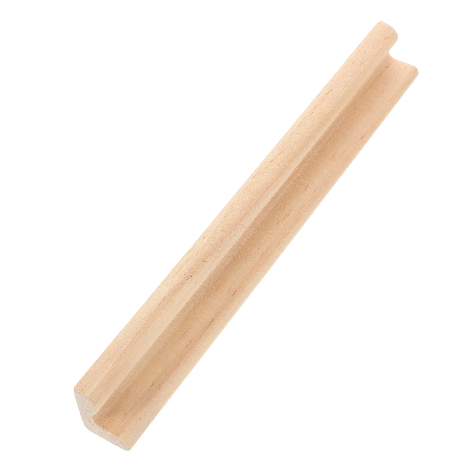 Suporte de dominó de madeira natural de 19cm, base educacional para jogos e rack de exibição decorativo, rack de dominó de madeira, rack de jogos de madeira