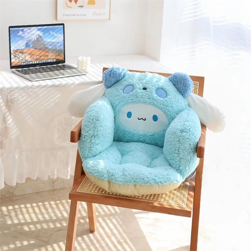 Sanrio Warm Cushion My Melody Kuromi Cinnamoroll Integrated Half Surrounding Chair Cushion Fart Room Cartoon Decor Birthday Gift