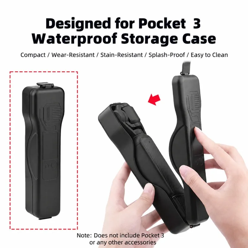 Portable Handheld Pouch Waterproof Storage Case Gimbal Camera Spare Parts Suitable for DJI OSMO POCKET 3 Practical Vlogging