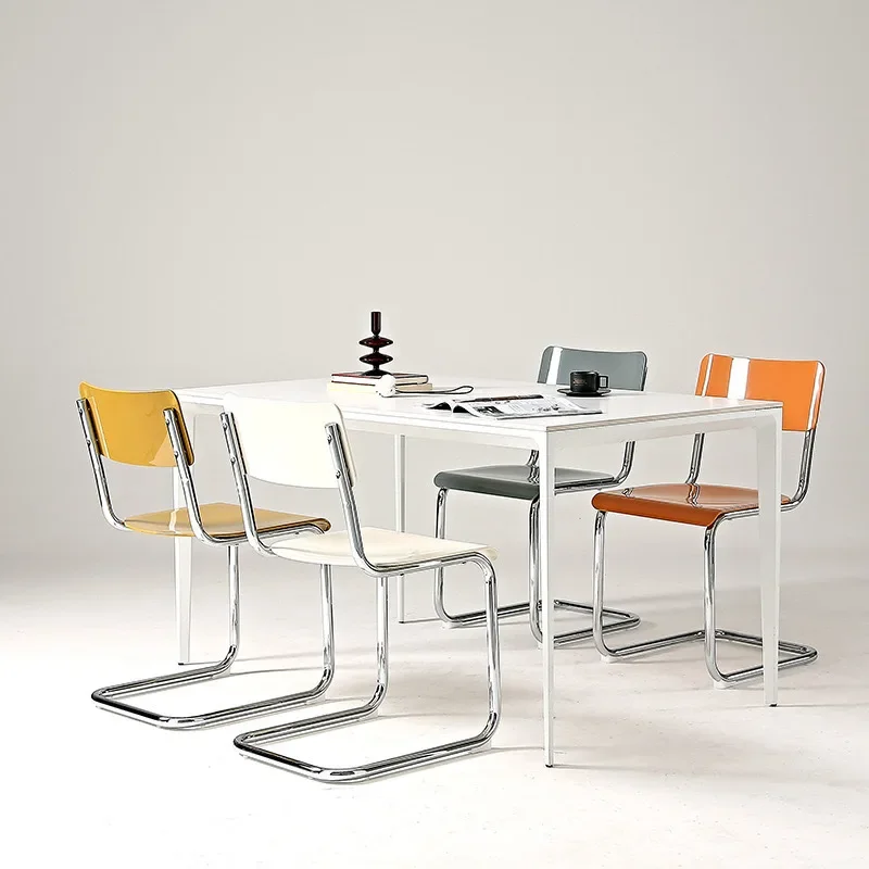 Nordic dining chair modern simple home dining table chair backrest  casual creative suspension