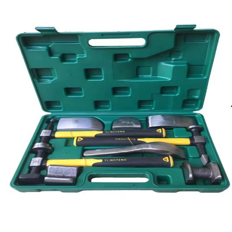 Sheet Metal Repair Auto Parts Welder Triangle Pulling Hammer Locking Head Heavy Duty Pulling Hammer Tool for Car Repairing