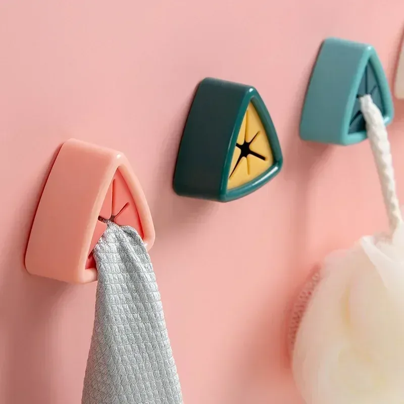  Towel Rack Towel Plug Holder Bathroom Organizer Rack Towels Storage Washcloth Clip Bathroom Kitchen Accessories Tool Punch Free 