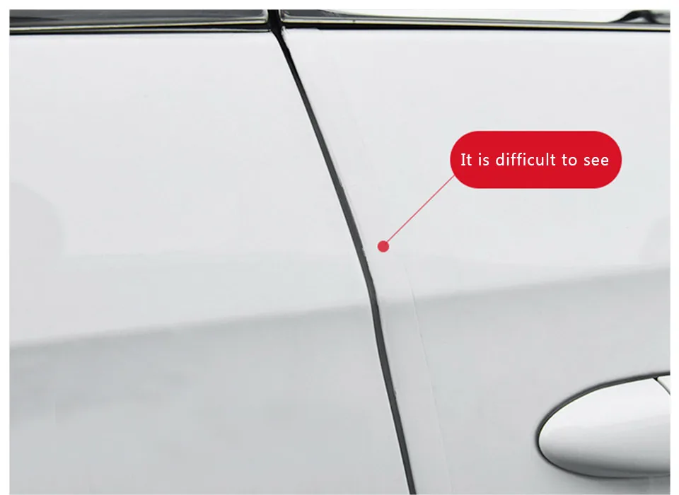 Transparentes Schutzband für Autotürkanten, kratzfestes Nano-Folien-Schutzband, Türgriff- und Türrahmen-Schutz, universeller Lackschutz für Autos. – Detail 6