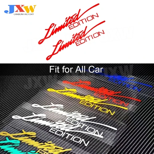 Imagen 1 del producto Pegatinas reflectantes personalizadas de edición limitada para coche, pegatinas creativas para motocicleta, decoración, diseño de pegatina creativa