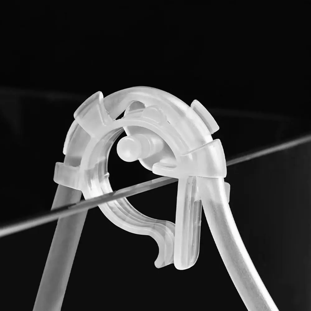 20 قطعة خزان الأسماك البلاستيكية خرطوم المشبك بقوة عقد جدار تصاعد حوض السمك أنبوب المياه حامل مع شفط كأس خرطوم الترشيح قوس