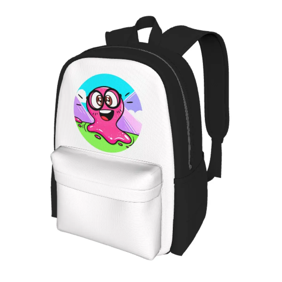 

Super Slick Slime Sam Student Backpack School Bag Hiking Travel Daypack for Boys Girls Bookbag Shoulder Bags