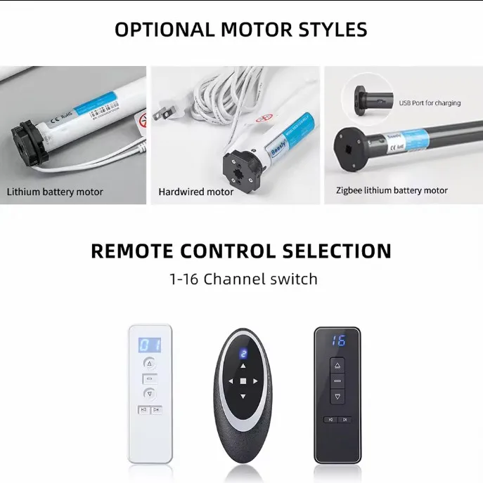 High-quality roller blinds for window double-layer day and night intelligent electric roller blinds