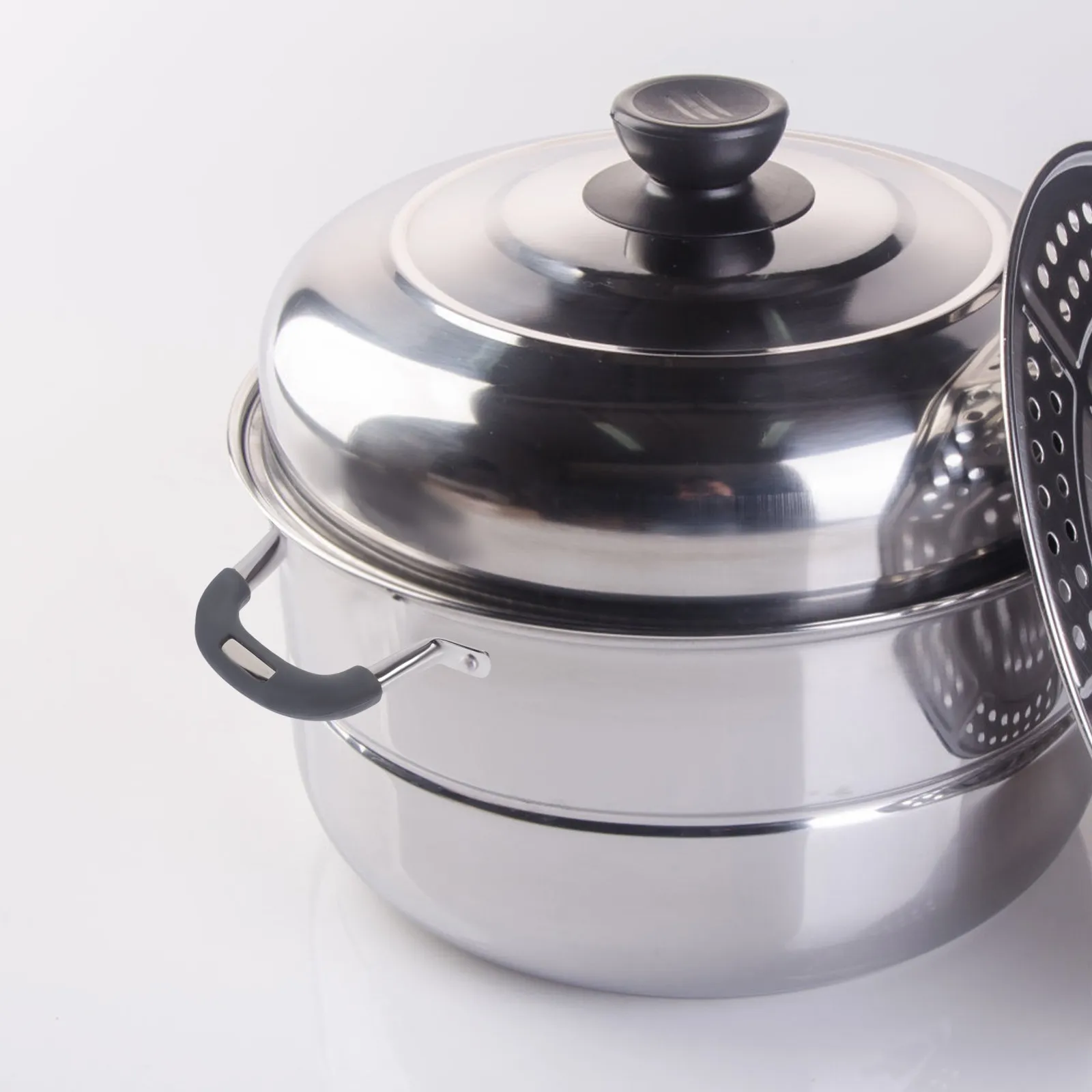 Pot Side Handle Replacement Compact Size Pan Handle Heat Resistant Nonskid Grip for Stockpot Steaming Pan Kitchen Gadget