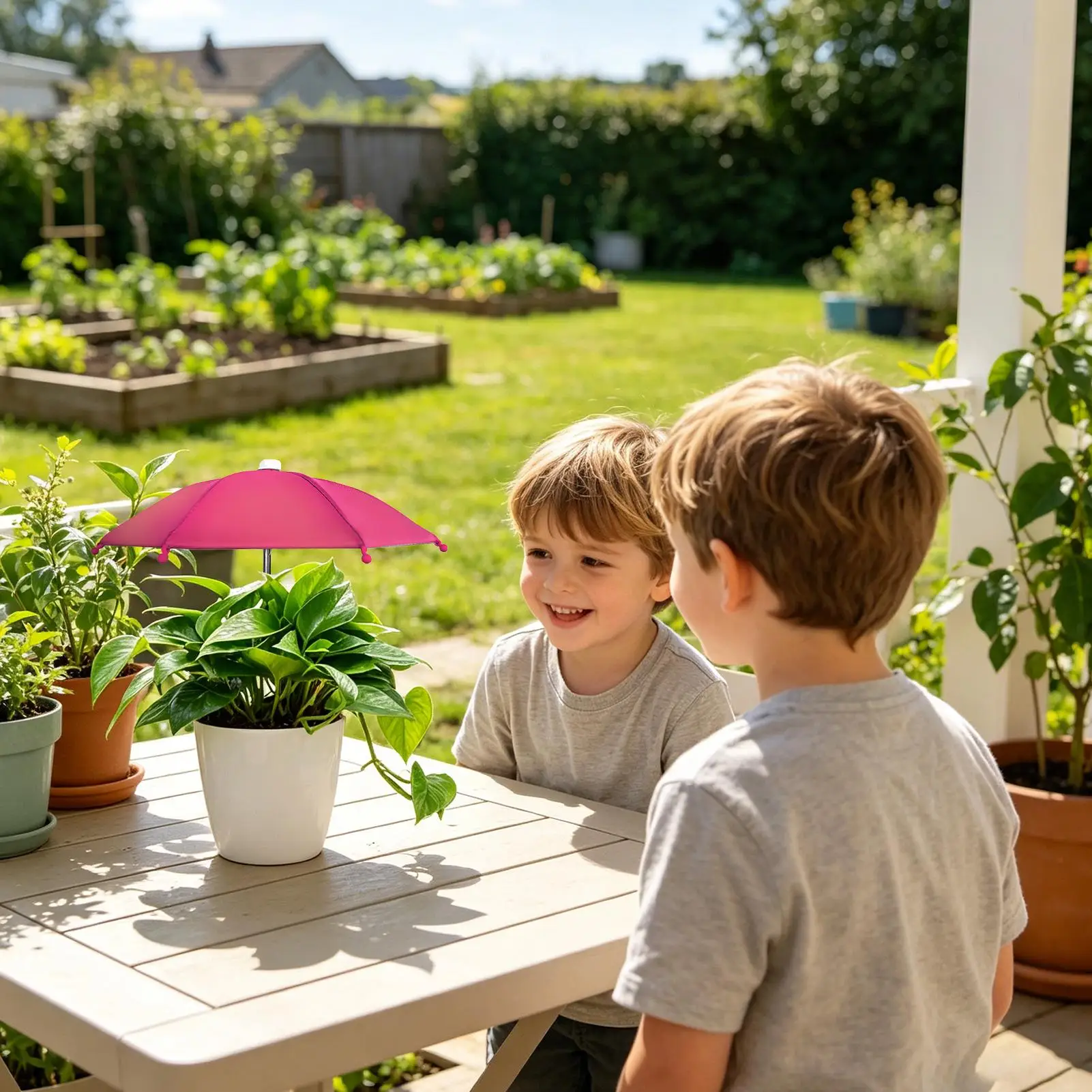 Shades Umbrellas For Plant Adjustable Height Garden Protectors Sun Shade Cover for Outdoor Vegetables and Flowers