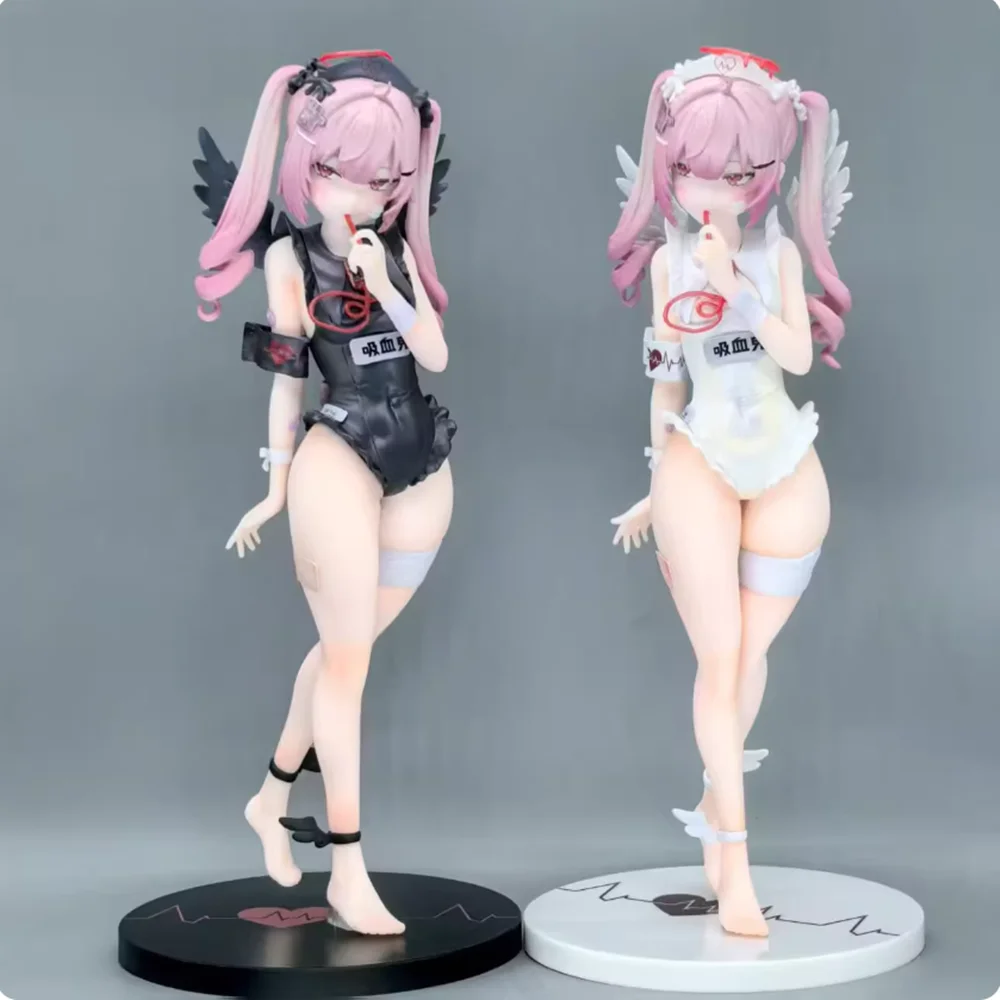 

Два цвета Tsukuyomi Riko Стажер Медсестра Биби Пуговицы 1/6 Игрушка для девочек Китайское аниме ПВХ Фигурка Игрушка Игровая коллекция Модель Куклы