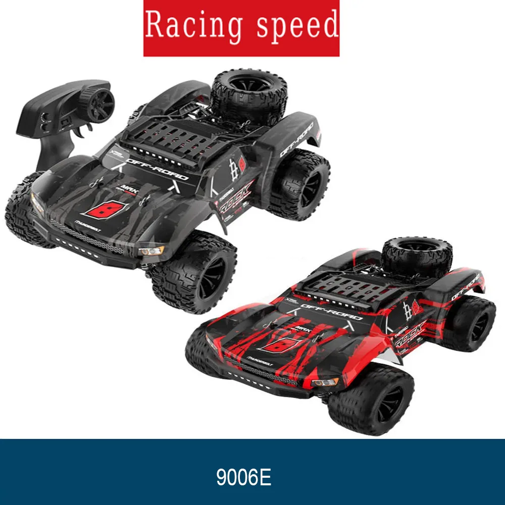

9006E 1:14 Scale High Speed RC Rock Crawler, 4WD 40KM/H Off-Road Remote Control Car Big Wheels, PVC All-Terrain Vehicle Adults