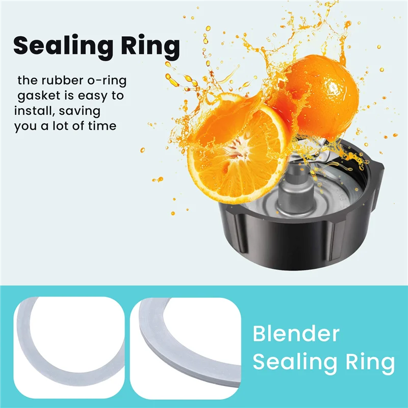Запчасти для бытовой техники, 4 шт., уплотнительные кольца для блендера, уплотнительное кольцо, прокладка, уплотнительная прокладка, силиконовая прокладка для блендера Oster и Osterizer для OST