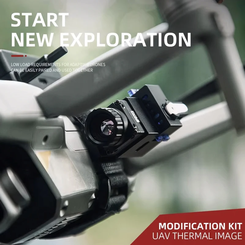 TG209 Thermische Beeldvorming drone stuurinrichting 256*192 Warmtebeeldmodule met Servo Voor DIY Drones Plug & Play Tracking Module