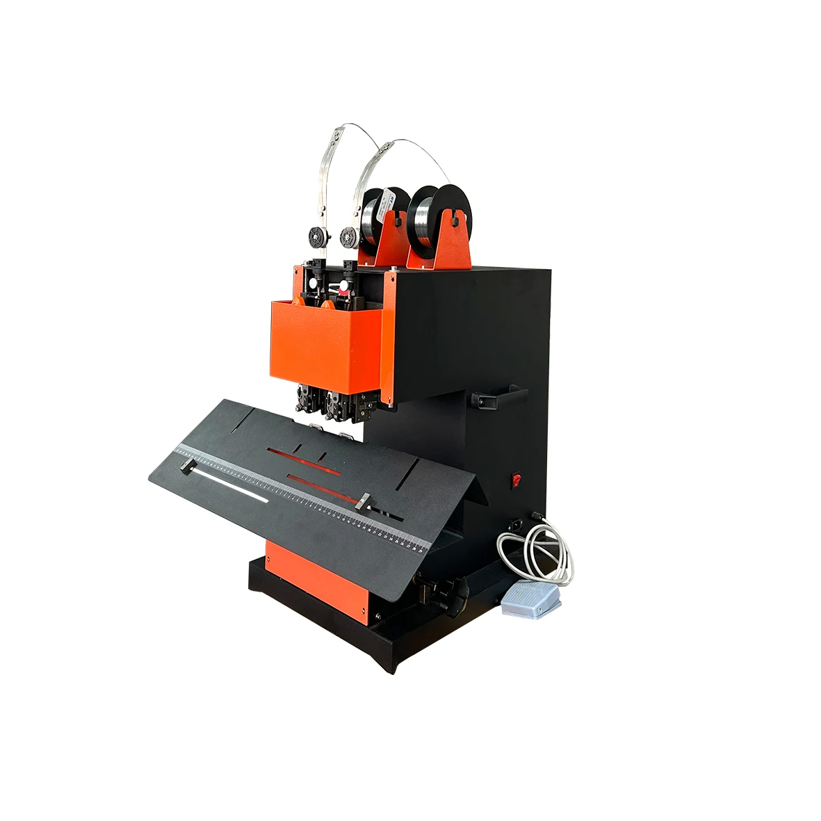 CY8703 Double Head Automatic Wire Stapler Machine - Electric Booklet Maker for Office Binding