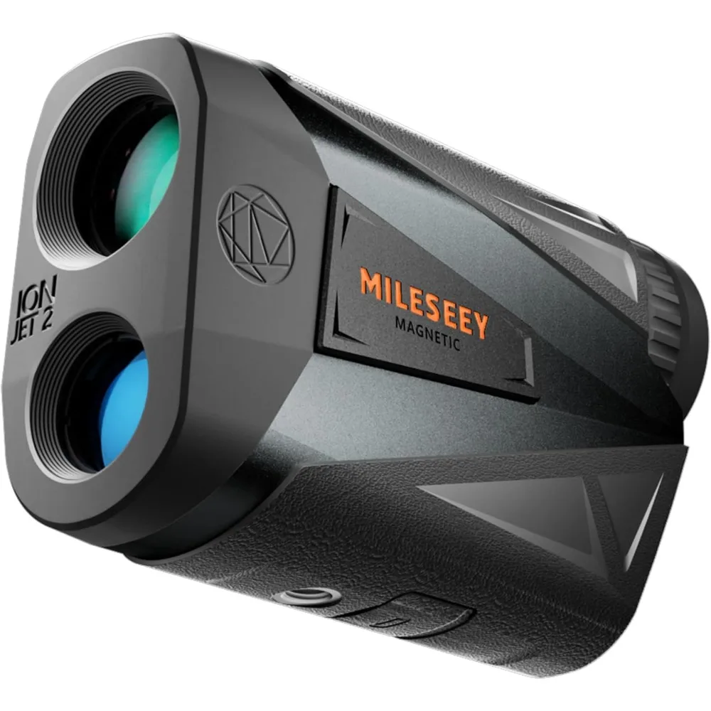 Hunting Range Finder with Black/Red Display, 2000 Yards Laser Rangefinder, 7.5° Wide Field of View, Angle Compensation