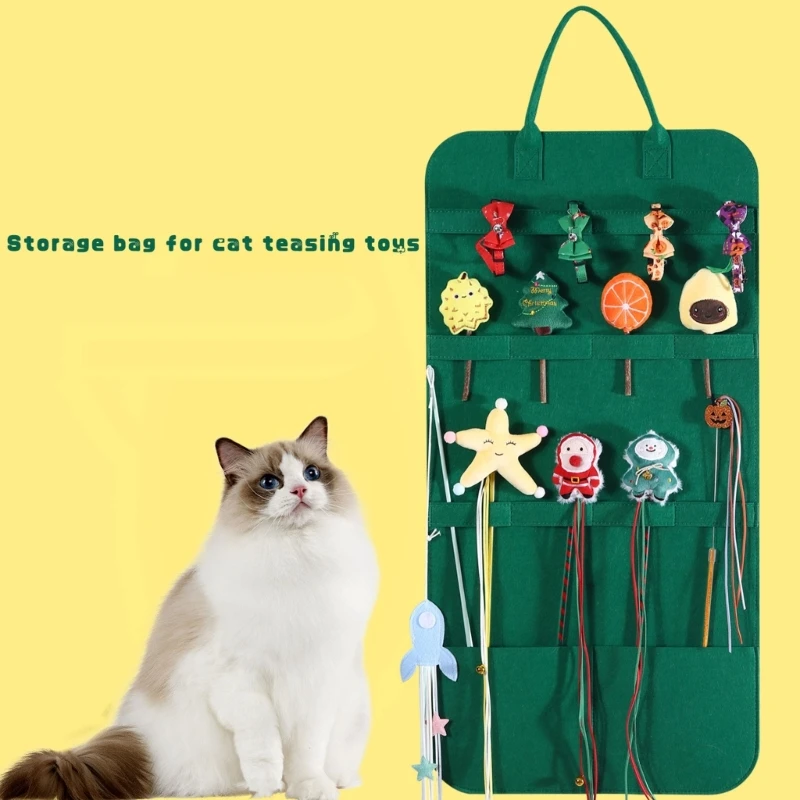 Versatile Felt Storage Bag Lightweight Portable Felt for Necklaces Hanging Jewelry Display Shelf Wall Necklace Holder