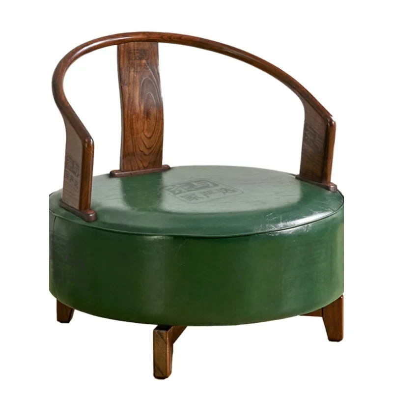 Single sofa chair, solid wood revolving armchair, lounge chair