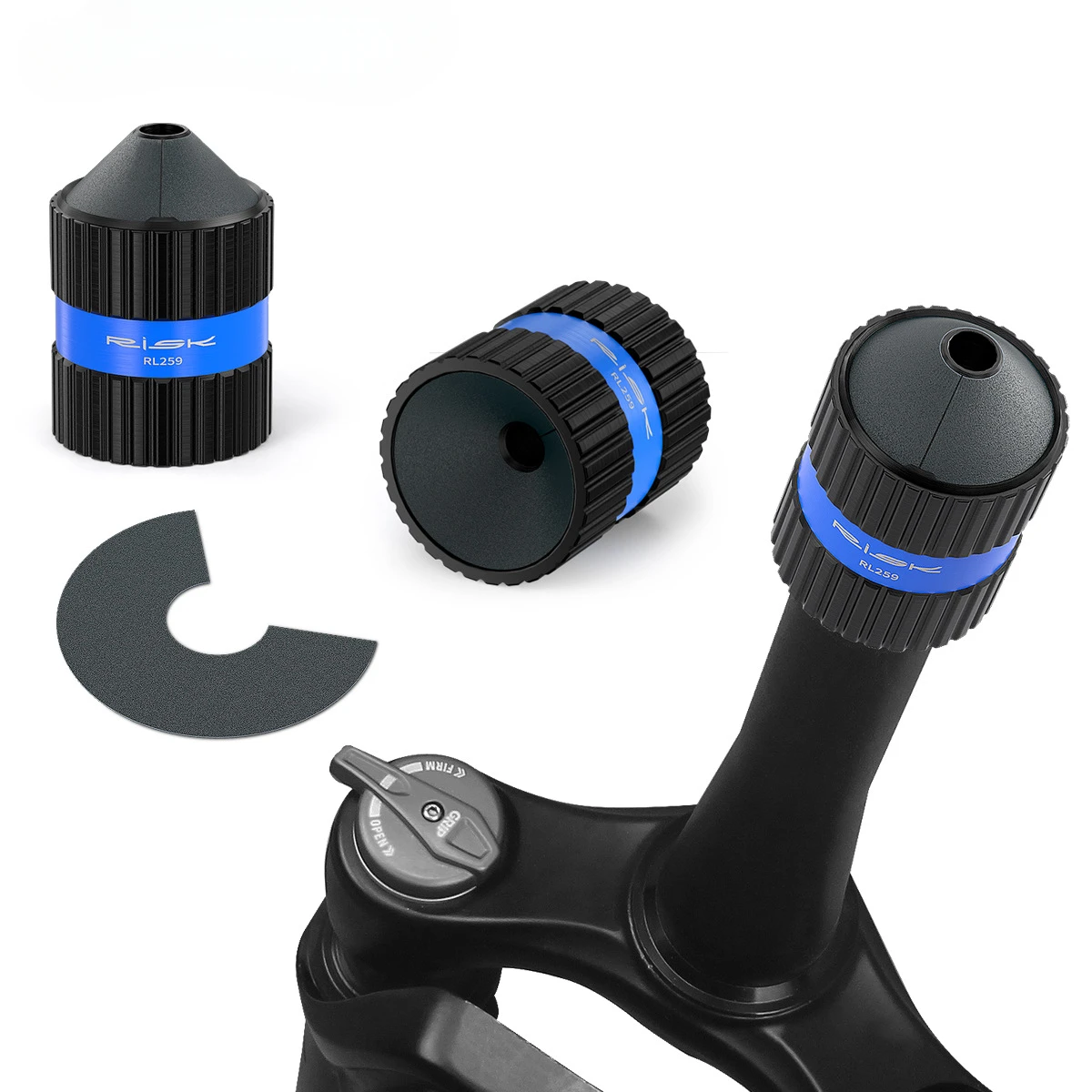 

Carbon Fiber Bicycle Fork Polishing Tool Head Tube Deburring File Wheel Trimming Beveling Kit for Bike Maintenance